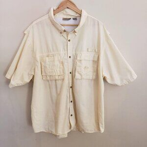 𝅺free Men’s Yellow Outdoor Fishing Hiking Shirt  XXL Rugged Earth Outfitters